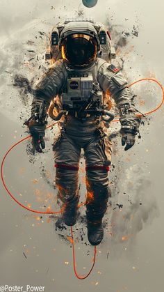 🚀 Take a trip through time with this retro astronaut poster! Perfect for space lovers and vintage enthusiasts. 🌠🪐 #RetroArt #SpaceLovers #AstronautPoster Retro Astronaut, Astronaut Poster, Attractive Wallpapers, Moon Planet, Unique Iphone Wallpaper, Space Boy