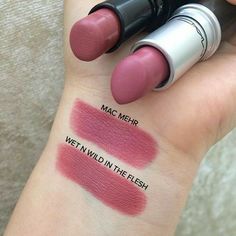 Popular Mac Lipsticks, Mac Mehr, Mac Lipstick Swatches, Best Lipstick Color, Maybelline Lipstick, Lipstick For Fair Skin, Lipstick Kit, Lipstick Art