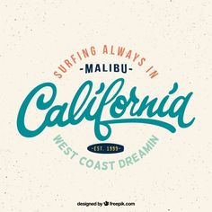 surfing always in malbiu - california west coast dream poster printable to hang on the wall