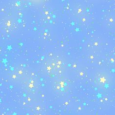 blue and white stars are in the sky