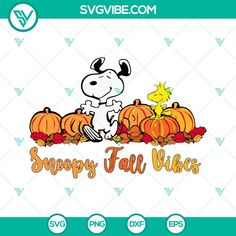 snoopy fall vibes svg file