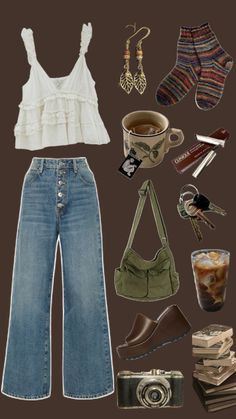 Earthy Outfits, Mode Inspo, Casual Style Outfits, Dream Clothes, Aesthetic Outfits, Modest Outfits, Boho Hippie