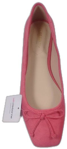 Pink Slip-on Flats With Removable Insole, Pink Slip-on Flats With Pointed Toe, Pink Medium Width Closed Toe Flats, Pink Synthetic Slip-on Flats, Pink Slip-on Flats With Round Toe, Pink Slip-on Flats With Flat Heel, Pink Almond Toe Flats Medium Width, Pink Almond Toe Flats With Medium Width, Pink Pointed Toe Flats With Removable Insole