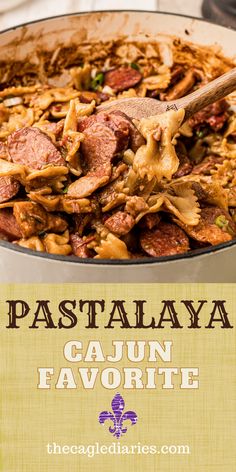 the pasta allaya cajun favorite recipe is ready to be eaten