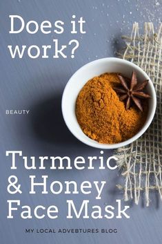 I Tried the Turmeric & Honey Face Mask for Almost Two Weeks! - My Local Adventures Blog Honey Cinnamon Mask, Turmeric Face Mask Acne, Tumeric Face, African Skin Care, Honey Facial, Mask For Face