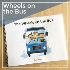 the wheels on the bus book is open