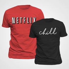 Couples Shirts Funny, Couple Shirts Relationships, Valentine Costume, Couple Clothing, Couple Shirt Design, Sadie Hawkins, Netflix Chill, Cute Couple Shirts, Funny Couple Shirts