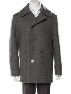 Schott NYC 740N PeacoatGreyTweed PatternWoven LiningCollarSlit PocketsFit: Outerwear by Schott NYC typically fits small, consider taking a size up. Tweed Pattern, Take That, Mens Outfits, Pattern, Clothes