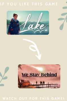 Lake, We Stay Behind Lake Video Game, Apps Ideas, Lake Games, Cozy Gamer, Studying Stationary, Game Recommendations, Cozy Games