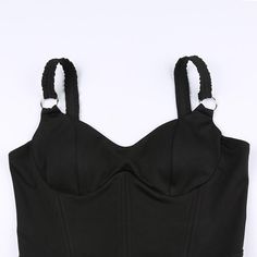 Please refer to our sizing chart for a guideline when choosing a size. 5 business days order processing time. 90% polyester 10% spandex. Fitted V-neck Y2k Crop Top, Fitted V-neck Vest Crop Top, Fitted Y2k V-neck Crop Top, Fitted Sleeveless Crop Top With Straps, Sleeveless Solid Color Crop Top For Party, Trendy Crop Top With Corset Back For Night Out, Y2k Party Crop Top With Spaghetti Straps, Fitted V-neck Solid Color Tank Top, Sleeveless Crop Top With Medium Bust Support For Parties