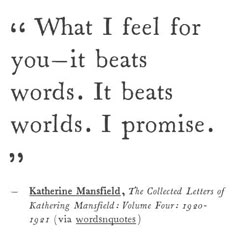 a quote from the book what i feel for you - it beats words, it beats world's i promise