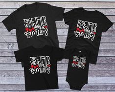 Matching Family Shirt, Adoption Shirt, Blended Family, Adoption Family Gift, Family Reunion Tshirt, Together We Make A Family, Foster Care by MydaGreat on Etsy https://www.etsy.com/listing/495403902/matching-family-shirt-adoption-shirt Black Cotton Tops For Family Matching, Black Cotton Family Matching Shirt, Black Long Sleeve T-shirt For Family Matching, Black Cotton Shirt For Family Matching, Family Graphic Tee With Letter Print, Matching Crew Neck T-shirt With Text Print, Crew Neck T-shirt With Text Print, Family Matching Black Shirt, Family Funny Text Crew Neck Tops