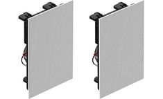 two panels with wires attached to them, one is white and the other is black