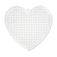 High quality plastic construction. These plastic stitching canvases can be easily cut to a custom size or shape depending on your project or can be attached together to create large bases. Perfect for so many arts and crafts projects including crochet/knitting, embroidery, cross-stitch, sewing, needlepoint and more! This package contains ten 7 count clear plastic canvas hearts. Measures 3 inch. Imported. Size: 3".  Color: White. Knitting Embroidery, Stitch Sewing, Clear Heart, Plastic Canvas Stitches, Heart Canvas, Embroidery Cross, Crafts Projects, Sewing Art, Arts And Crafts Projects