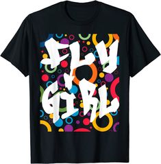 Fly Girl T-shirt 80s 90s B-girl Old School Hip Hop Shirt T-shirt Cheap Purple Slogan T-shirt, Affordable Women's Hip Hop T-shirt, Hiphop Dance Shirt, Cheap Hip Hop Shirt With Sublimation Print, Cheap 90s Style T-shirt For Fan Conventions, Cheap Throwback Short Sleeve T-shirt, I Love The 90s Shirt, Old School Party Outfits, Cow Christmas Tree