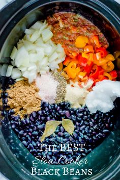 the best slow cooker black beans recipe