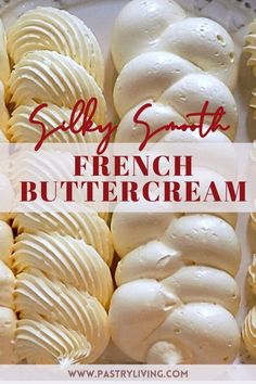 Learn how to make thick, rich & silky-smooth French buttercream at home!🧁 I'm guiding you through with step-by-step instructions and troubleshooting tips! French Buttercream, Buttercream Cakes, Buttercream Recipe, Cupcake Frosting