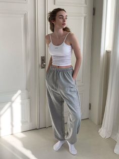 Editor's Notes The sweatpants have a comfortable fit and a casual mood. - Elastic banding at the waist- INJIACTIVE logo at the left thigh- Thick fabric with a loose fitMeasurements(in.)ONE SIZE- Length: 42.91 in.- Waist: 12.6 in.- Hips: 21.26 in.- Bottom Hem: 4.72 in.- Rise: 13.78 in. Composition & Care- 100% Cotton- Wash separately with alike colors in cold water- Do not bleach- Tumble dry at low setting- Do not iron or dry clean- After removing moisture dry at a shade- Sporty Gray Sweatpants With Elastic Waistband, Gray Jogging Pants With Ribbed Waistband, Athleisure Gray Pants With Ribbed Waistband, Gray Ribbed Waistband Sweatpants For Leisure, Gray Leisure Sweatpants With Ribbed Waistband, Gray Sportswear Pants With Elastic Waistband, Gray Sportswear Bottoms With Ribbed Waistband, Gray Sweatpants With Ribbed Waistband For Leisure, Comfortable Gray Jogging Bottoms