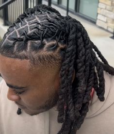 Styling Dreads For Men, Male Locks Hairstyle, Men Loc Hairstyles Dreads, Fade Locs Hairstyles, Black Man Dreads Hairstyles, Men’s Long Loc Hairstyles, Two Strand Barrel Twist Men, Braid Loc Styles Men, Pineapple Locs Hairstyle