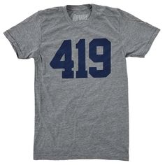 Give it the old college try in this athletic style 419 shirt. A big, bold, solid design with a soft vintage print. Ivy League Colleges, College Tees, Collegiate Style, Custom Screen Printing, Area Codes, Athletic Style, Ivy League, Graphic Apparel, Home Team