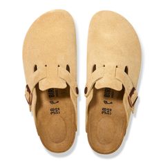 Women’s Birkenstock Boston Clogs feature soft suede uppers and the company's signature contoured cork footbed. Birkenstock Flip Flops, Birkenstock Clogs, Birkenstock Clog, Men's Shoes Accessories, Suede Clogs, Birkenstock Women, Boston Clog, Birkenstock Boston, Zermatt