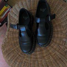 Dr. Martens Bethan Polished Smooth Leather Platform Shoes Women’s Size 7 Brand New, Never Worn. Classic Black Leather Mary Janes, Classic Black Flat Mary Janes, Black Leather Mary Janes With Round Toe, Black Leather Closed Toe Mary Janes, Black Leather Mary Janes With Buckle Closure, Black Leather Mary Janes With Ankle Strap, Black Leather Mary Jane Shoes With Buckle Closure, Black Leather Mary Janes For Work, Black Leather Flat Mary Janes