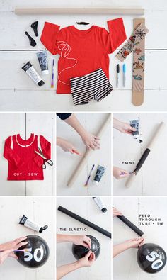 how to make a t - shirt out of an old pair of skis and other items