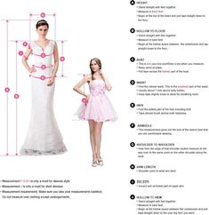 the measurements for a bride's wedding dress are shown in this diagram, which shows how