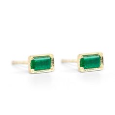 Leone Emerald Earrings, ILA Emerald Earring, Baguette Studs, Mystic Fire Topaz, Cz Earrings, Birthstone Earring, Emerald Earrings, Heart Studs, Everyday Earrings, Heart Earrings Studs