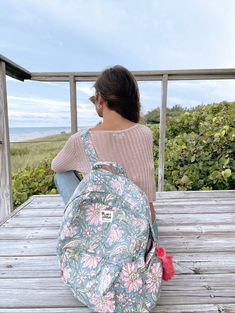 Emma Quilted Backpack – Erin Made Aesthetic Backpack, Quilted Backpack, Reversible Tote, 2024 Vision, Crop Jacket, Natural Materials, Scrunchies, Size 20, Front Pocket