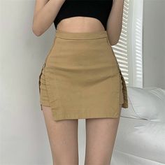 Rok Mini, Skirt Casual, Hip Skirt, Skirts Women, Miniskirt Outfits, Half Skirt, High Waisted Flares, Outfits Spring