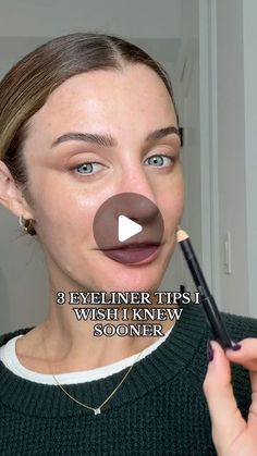 BRITTNEY FOLEY | Makeup Artist on Instagram: "Eyeliner tips I wish I knew sooner!
—
Comment EYELINER and I’ll send you links to the products used! 
—
#eyeliner #makeup #makeuptips #makeupartist" Hair