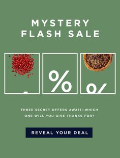 the mystery flash sale is now on