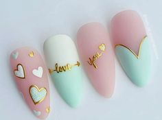 Fall Nail Art Ideas, Golden Nails, Valentine Nail Art, Fall Nail Art Designs, Gel Nails Diy, July Nails, Fall Nail Art, Nail Art Ideas