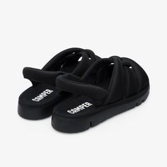 oruga Sandals for Women - Summer collection - Camper USA Camper Store, Camper Shoes, Leather Industry, Sandals For Women, Seasonal Fashion, Shoe Care, Leather Working, Summer Looks, Black Sandals