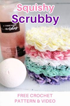 squishy scrubby is an easy diy craft project for kids and adults