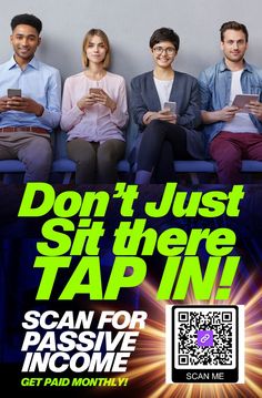 the poster for scan for passive inconcement shows three people sitting on a couch