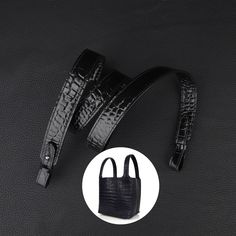 2cm wide black embossing crocodile leather shoulder bag strap for Black crocodile leather picotin bag `✿'Quantity : 1 pcs `✿'Shoulder strap Width: 20mm `✿'Color: some colors avaliable  `✿'Leather loop is 1.4cm wide,18.5cm length `✿'Material: Black Embossing crocodile  leather(if you need Epsom leather or evercolor leahter , Please write it in the personalisation ) Bag strap length(total lenght is not drop length) The length is 50cm-80cm ----- shoulder bag The length is 90-120cm --------crossbody 1-3 days will shipping 7-10 days delivery to worldwide All items in free shipping to worldwide All items shipping to Hong Kong and Taiwai use Sfexpress 2-3 days delivery Accept return and exchange Crocodile Leather, Purse Strap, Bag Straps, Purses And Handbags, Leather Shoulder Bag, Etsy Accessories, Accessory Gift, Shoulder Strap, Electronic Accessories