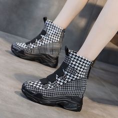 Wedge Mesh Hollow Out Boots – Newgew Casual High-top Platform Boots With Thick Bottom, Casual Winter Platform Boots, Casual Ankle Platform Boots, Casual Flat Heel Platform Boots For Winter, Trendy High-top Wedge Sneakers With Height Increasing Feature, Trendy High-top Height Increasing Wedge Sneakers, Casual Flat Heel Platform Boots, Synthetic High Ankle Wedge Boots For Fall, High Ankle Synthetic Wedge Boots For Fall