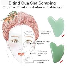 The Ditind Jade Stone Gua Sha Massage Tool is crafted to elevate your skincare routine and promote wellness. Ideal for facial and body massage, this tool helps stimulate circulation, reduce puffiness, and support lymphatic drainage. Made from high-quality jade, it provides a soothing and refreshing experience, targeting trigger points to relieve muscle tension and prevent wrinkles. Perfect for at-home spa days, acupuncture, or therapy treatments, this Gua Sha tool enhances your natural glow and leaves your skin rejuvenated.

**Hashtags:**

#GuaShaTool #JadeStoneMassage #FaceAndBodyMassage #AntiWrinkle #LymphaticDrainage #FacialMassage #SpaAtHome #NaturalGlow #SkinCareEssentials #GuaShaSet #AcupunctureTool #TriggerPointTherapy
https://c8ke.com/True_beauty1 Gua Sha Set, Dark Under Eye