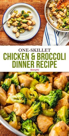 one skillet chicken and broccoli dinner recipe