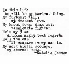 an old poem written in black ink with the words, i'm this life