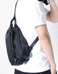 Overview： Design: Black Nylon Sling Bag Mens Waterproof Sling Pack Nylon Crossbody Backpack Nylon Sling Bags for Ladies Crossbody Sling Bag for MenIn Stock: Ready to Ship (2-4 days)Include: Only BagCustom: NoColor: BlackLeather: NylonMeasures: 28cm x 19cm x 7cm Weight: 0.45kgSlots: 1 main slots,2 zipper slots, 1 side slot.Accessories(option): NoneStyle: Mens Nylon Sling Bag Waterproof Black Nylon Biker Chest Purse Nylon Crossbody Sling Bag for MenVery durable (At least 5 Years) and it should las Black Waterproof Nylon Chest Bag, Waterproof Black Nylon Chest Bag, Modern Nylon Chest Bag For Outdoor Activities, Functional Nylon Anti-theft Chest Bag, Casual Nylon Chest Bag With Anti-theft Feature, Casual Black Waterproof Chest Bag, Black Nylon Chest Backpack, Waterproof Nylon Chest Bag For Travel, Modern Nylon Chest Bag For Outdoor