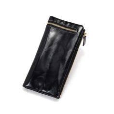 Free U.S. shipping. Style:  , color:Black, suite for season：Summer, Autumn, Winter ，Going out, Party, Work, Material Genuine Leather, Black Vintage Ladies Leather Zipper Long Wallet Black Leather Wallets With Zipper Closure, Formal Black Wallet With Zipper Closure, Black Leather Clutch With Zipper Closure, Black Clutch With Zipper Closure For Party, Trendy Black Wallets For Party, Trendy Black Clutch With Zipper Closure, Black Bifold Wallet With Zipper Pocket, Trendy Black Formal Wallet, Blue Wallet