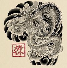 Dragon Irezumi Tattoo, Sleeve Tattoos Dragon, Shoulder Dragon Tattoo, Dragon Japanese Tattoo, Dragon Tattoo Japanese, Tato Irezumi, Dragon Tattoo Shoulder, Tato Phoenix