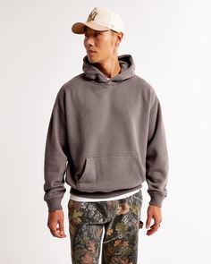 Our new oversized hoodie in our softAF fabric and drop-shoulder fit, featuring front pouch pocket and banded hem and cuffs. Faded Relaxed Fit Hooded Hoodie, Abercrombie Popover Hoodie, Abercrombie Hoodie, Abercrombie Zip Up Hoodie, Abercrombie Essential Popover Hoodie, Men's Tops, Oversized Hoodie, Mens Essentials, Oversize Hoodie