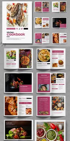 an image of food brochure with different images