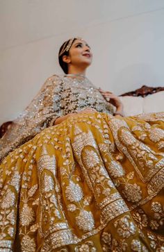 Bridal Lehenga Colour, Silver Lehenga, Bling Makeup, Latest Bridal Lehenga, Indian Outfits Lehenga, Celebrity Stylist, Wedding Lehenga Designs