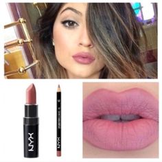 NYX Accessories - NYX Matte Lipstick Whipped Caviar &Liner Mauve Nyx Whipped Caviar, Faux Mac, Mac Faux, Mac Whirl, Lipstick Ideas, Nyx Lip Liner, Nyx Matte Lipstick, Mauve Lips, Nyx Lipstick Matte