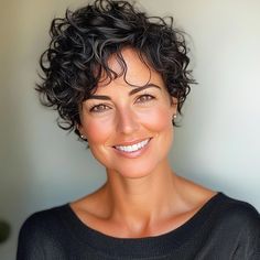 capecod8999 A pretty 45 year old woman with Short Mini Curls 890e8334 354d 4744 9bd6 5f74ef6b5b19 1 Woman Curly Short Hair, Hair Cuts For Short Hair Women Curly, Curly Short Pixie Haircut, Short Hairstyles For Women With Curly Hair, Short Hair Ringlets Curls, Short Hair With Perm, Short Hair For 60 Year Old Women, Curly Cropped Hair For Women, Women’s Short Curly Haircut